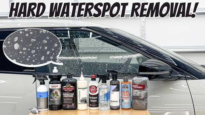 Best Auto Glass Cleaner For Hard Water Spots For Clear Windows