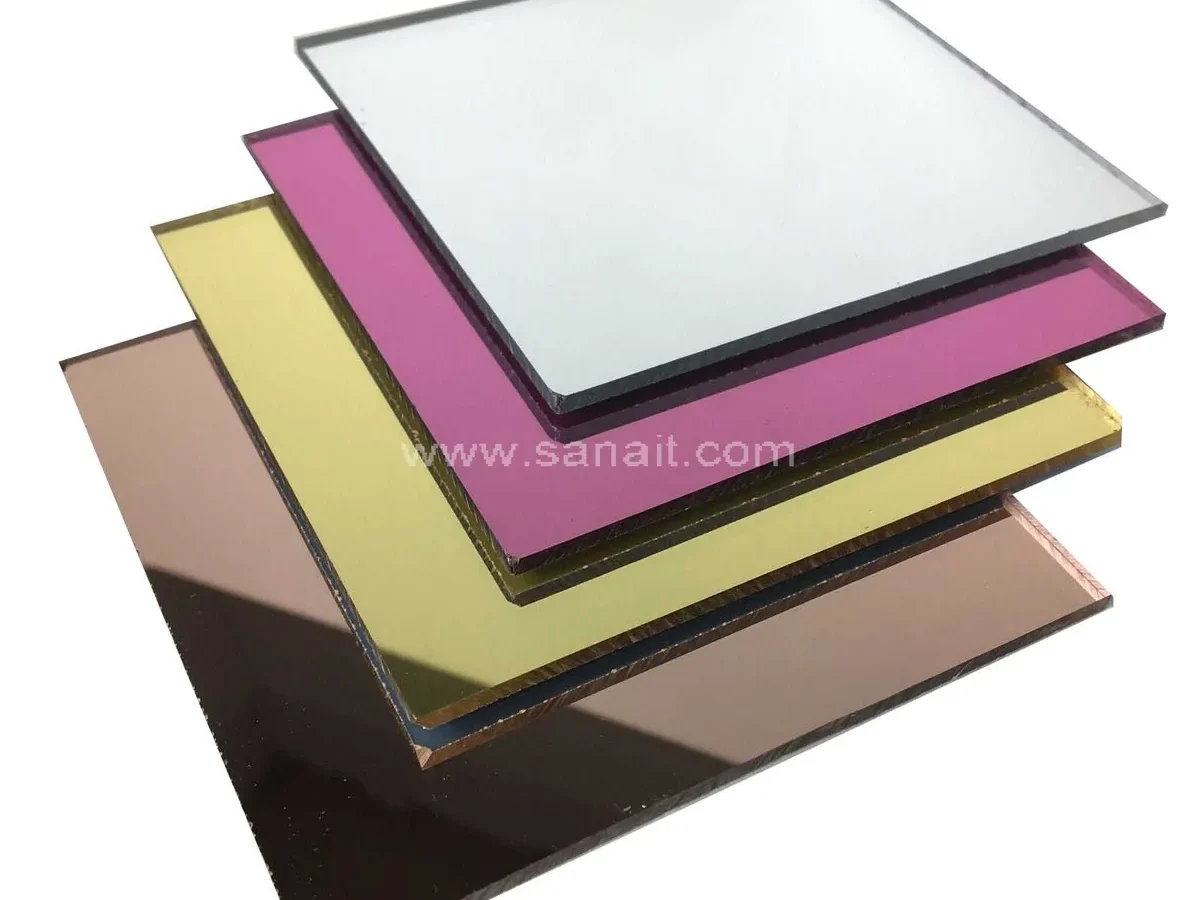 are mirrors made of glass