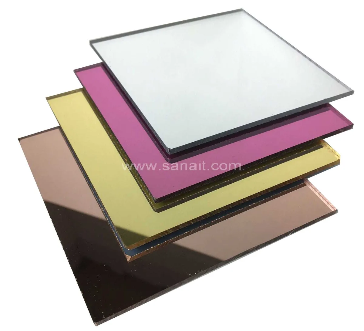 are mirrors made of glass