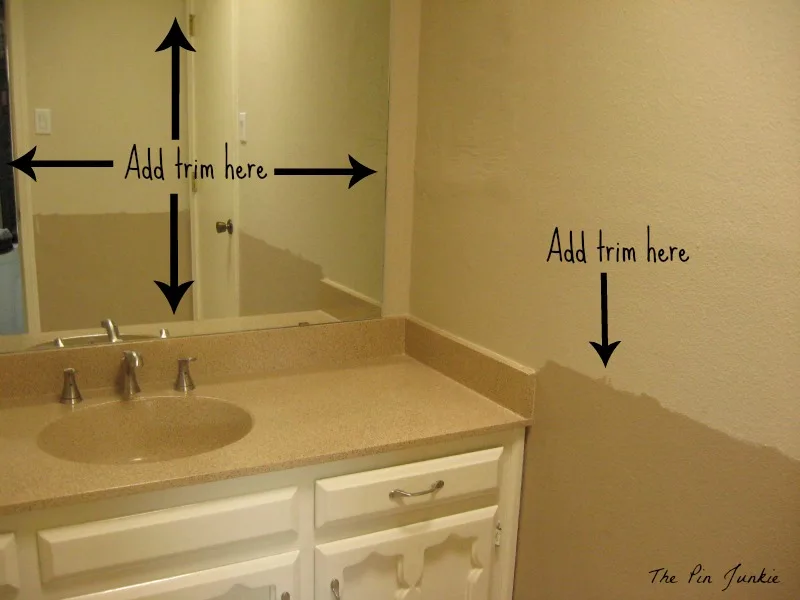 bathroom mirror size calculator