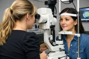 contact lens fitting