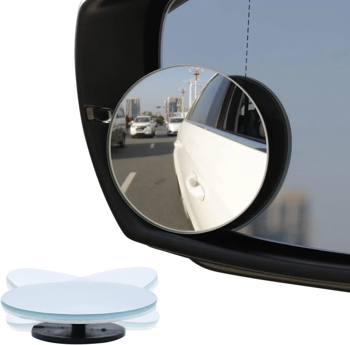 convex stick-on mirror