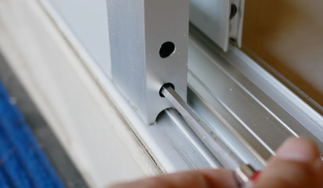damaged sliding door track corrosion