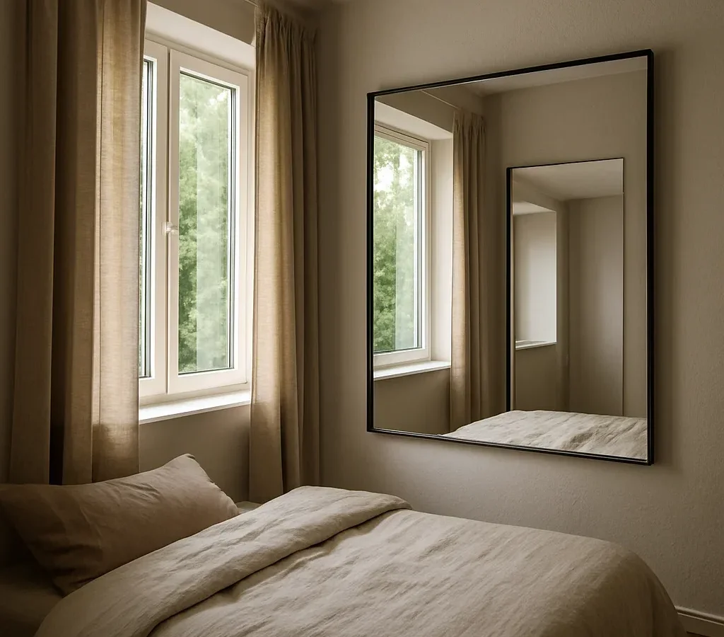 do mirrors increase light