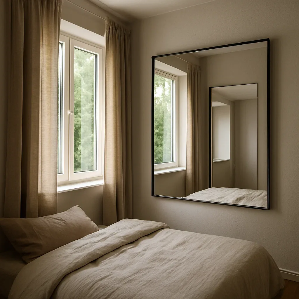 do mirrors increase light