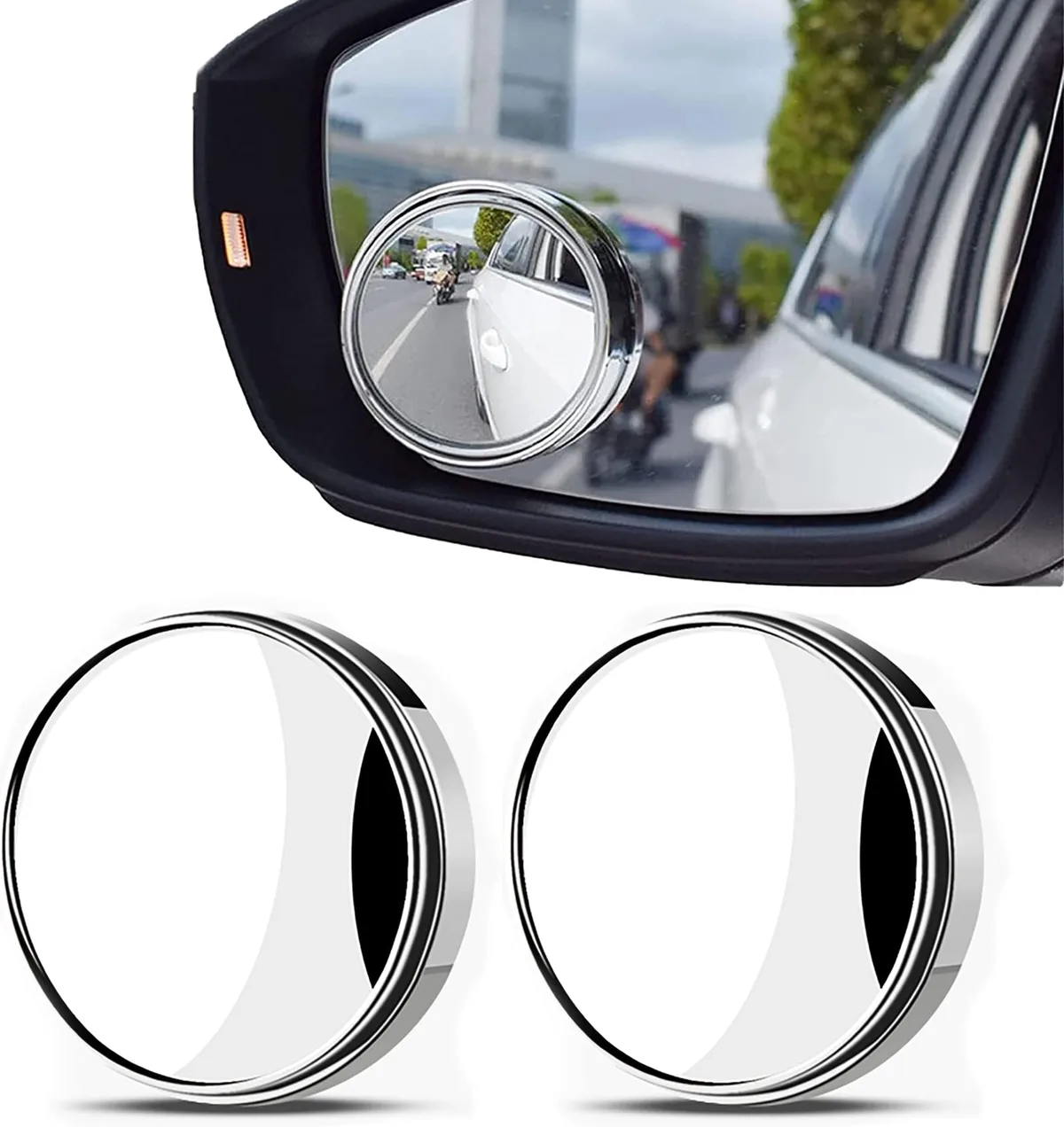frameless blind spot mirrors