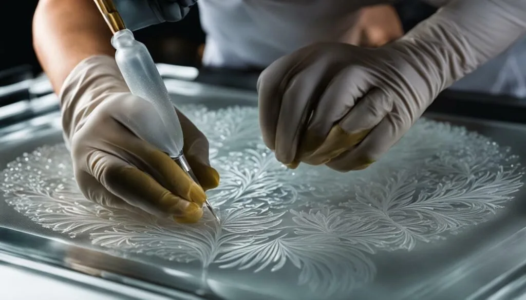 glass etching vs hard water stains