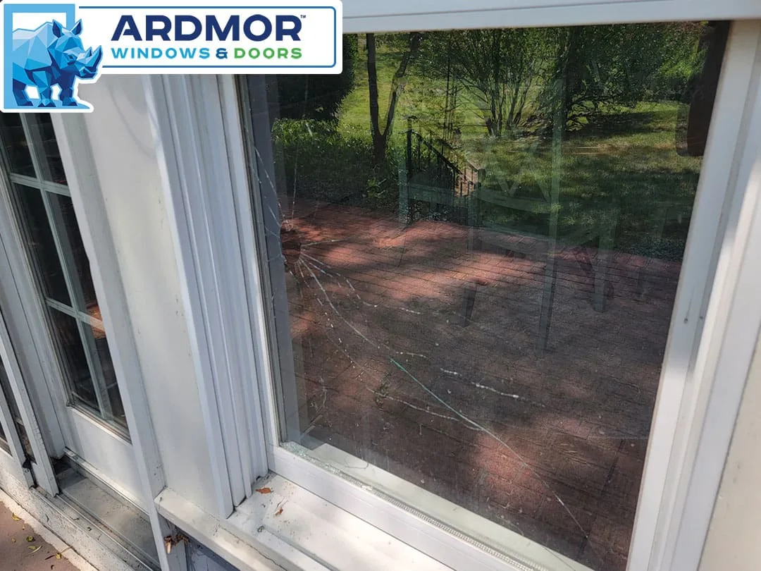 how to replace window glass in vinyl frame