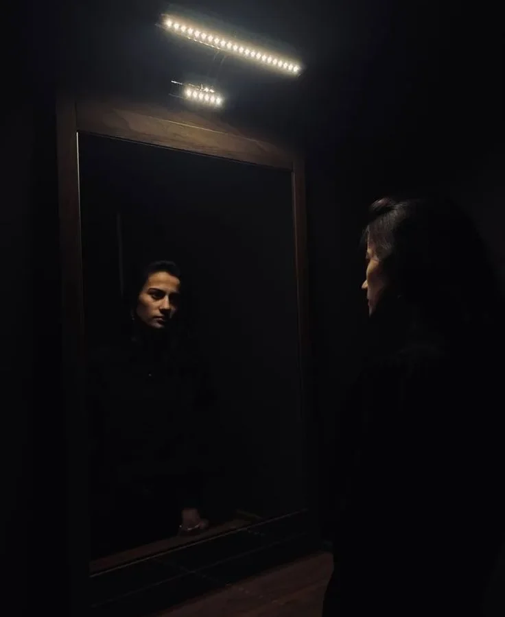 Nighttime reflection anxiety