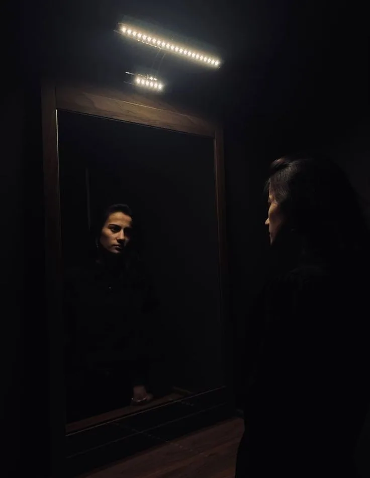 Nighttime reflection anxiety