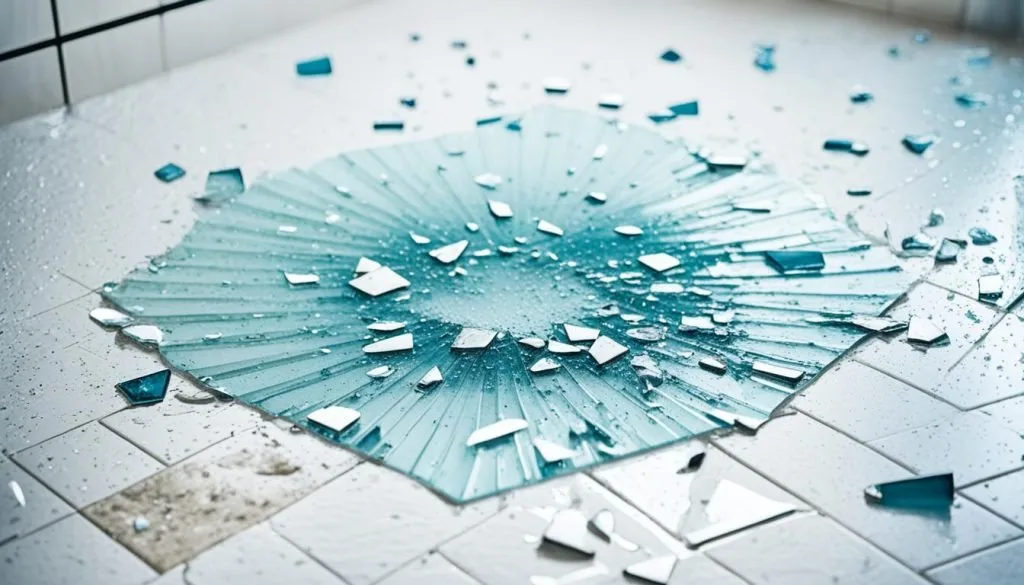 tempered glass shattering risk