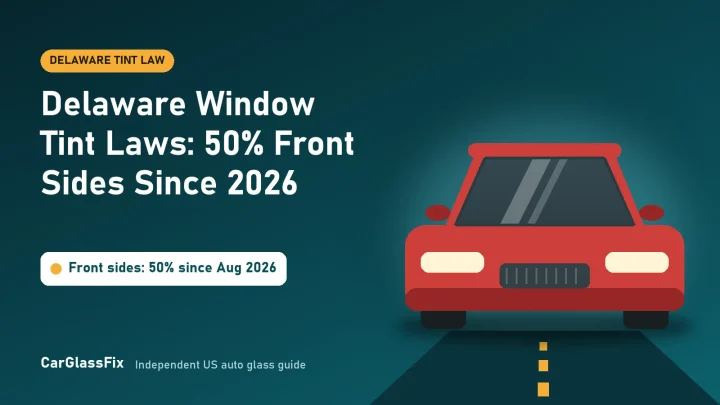 Delaware Window Tint Laws: 50% Front Sides Since 2026