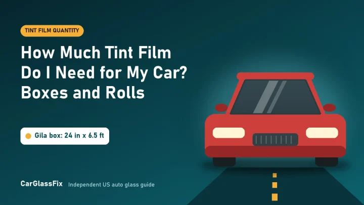 How Much Tint Film Do I Need for My Car? Boxes and Rolls