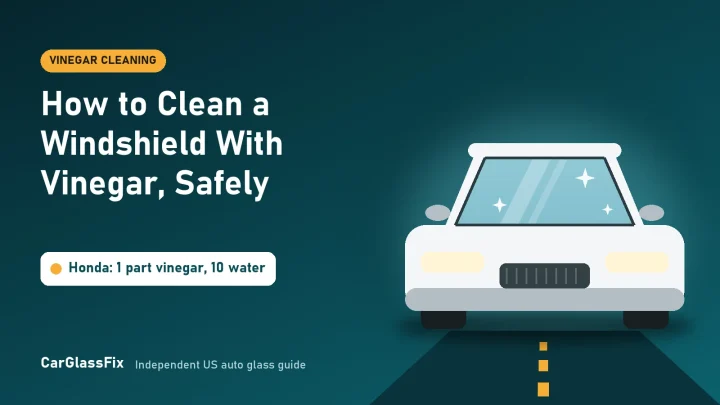 How to Clean a Windshield With Vinegar, Safely