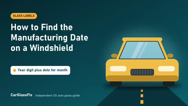 How to Find the Manufacturing Date on a Windshield