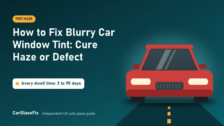 How to Fix Blurry Car Window Tint: Cure Haze or Defect