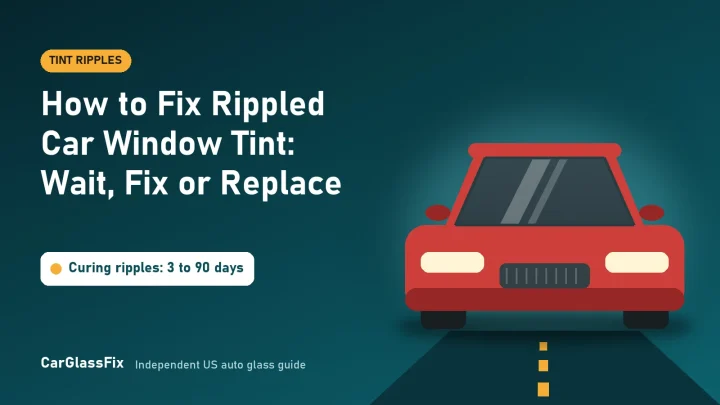 How to Fix Rippled Car Window Tint: Wait, Fix or Replace