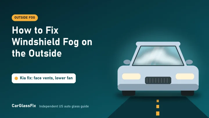 How to Fix Windshield Fog on the Outside