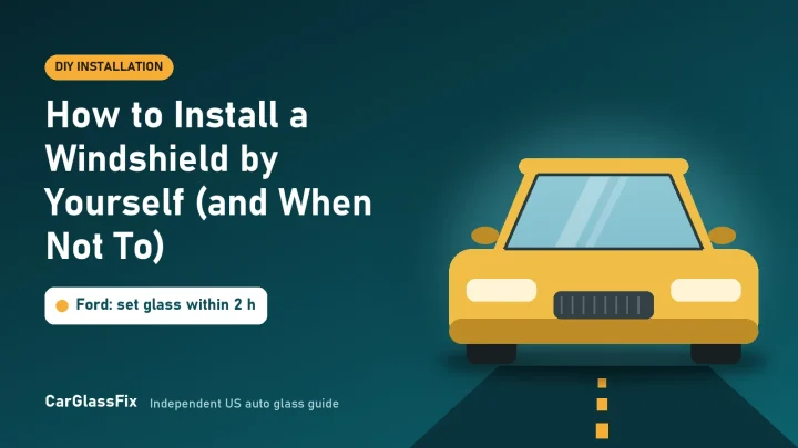 How to Install a Windshield by Yourself (and When Not To)