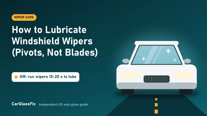 How to Lubricate Windshield Wipers (Pivots, Not Blades)