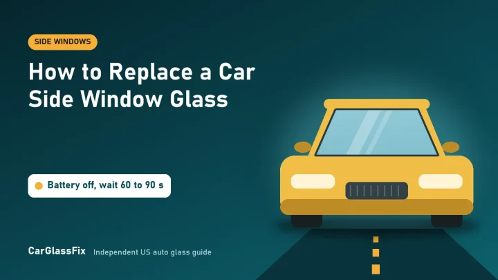 How to Replace a Car Side Window Glass