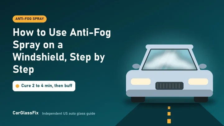 How to Use Anti-Fog Spray on a Windshield, Step by Step