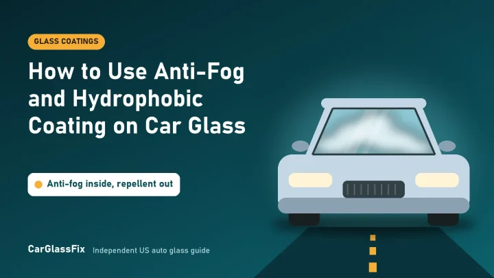 How to Use Anti-Fog and Hydrophobic Coating on Car Glass