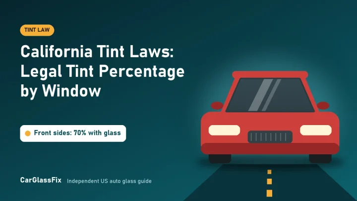 California Tint Laws: Legal Tint Percentage by Window