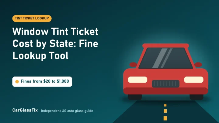 Window Tint Ticket Cost by State: Fine Lookup Tool