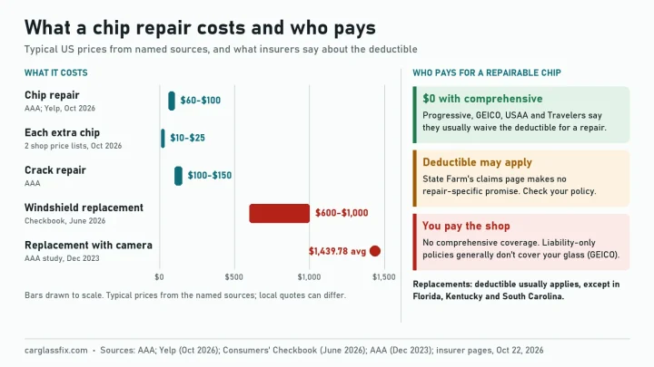 How Much to Fix a Chipped Windshield? Cost and Who Pays